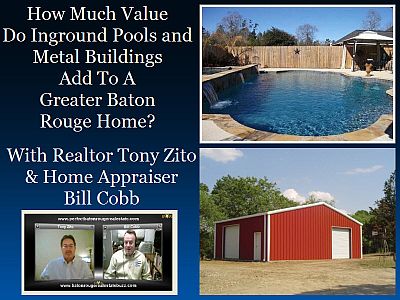 baton rouge real estate tony zito and bill cobb talk pools and metal buildings