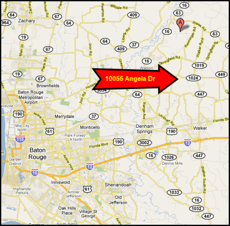 denham springs real estate appraisers map