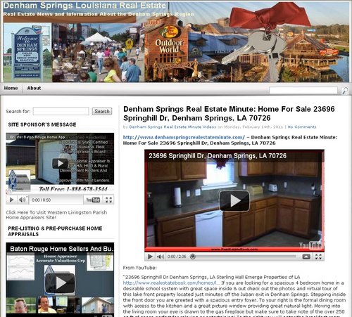 Denham Springs Real Estate Minute