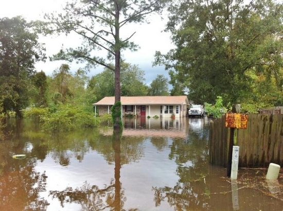 spillers ranch road flooding denham springs 08 2012