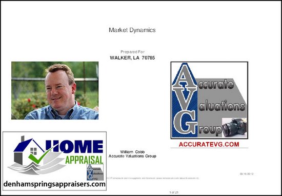 Walker LA Home Sales Trends August 2012 Report PDF